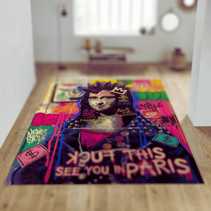 Tapis | La Joconde Street Art Mona Lisa / 40cmx60cm